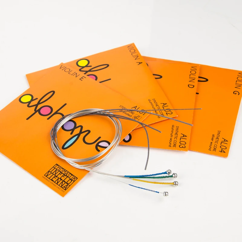 Thomastik-Infeld ALPHAYUE комплект скрипичных струн AL100 4 струны синтетический сердечник