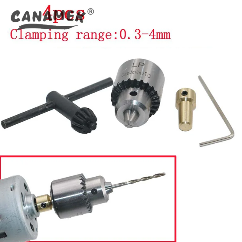 1 комплект сверлильный патрон для микромотора 0 3-4 мм