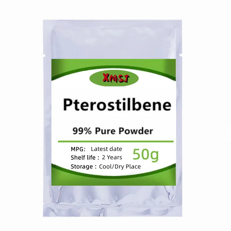 

50-1000g 99% Natural Pterostilbene,Free Shipping