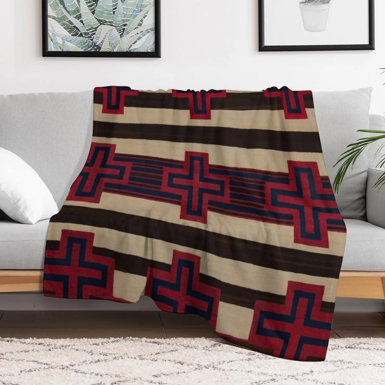 Корные конструкции VI Главное одеяло Плетение Навахо Пледы Покрывала для