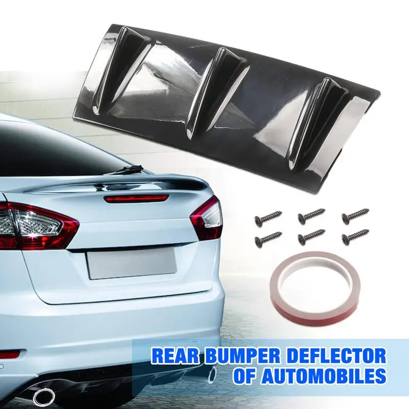 

Universal Car Rear Bumper Lip Diffuser Splitter Spoiler Vehicle Modified Styling Accessories For Small Trucks SUVs RVs Most Cars