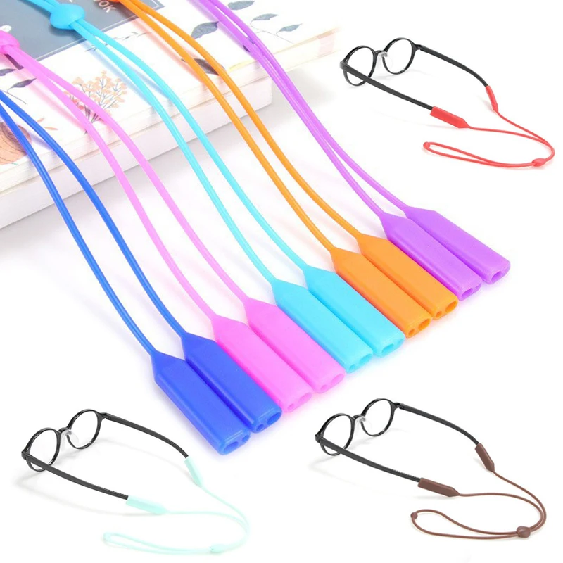 

Anti-drop Strap Sports Glasses Rope Silicone Fixed Non-slip Sleeve Glasses Chain Sunglasses Holder Band Cord Eyeglasses Straps