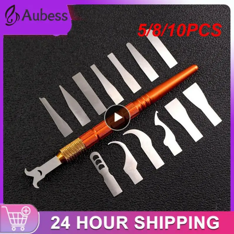 

5/8/10PCS Ic Chip Repair Phone Tablet Pc Knife Tools Kit 14-in-1 Cpu Edge Removal Tool Cpu Motherboard Chip Repair Remover