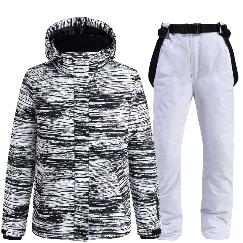 

Зимний теплый лыжный костюм, Женская ветрозащитная водонепроницаемая куртка для сноуборда, брюки, зимние костюмы для девочек, полукомбинезоны, Размер 2XL