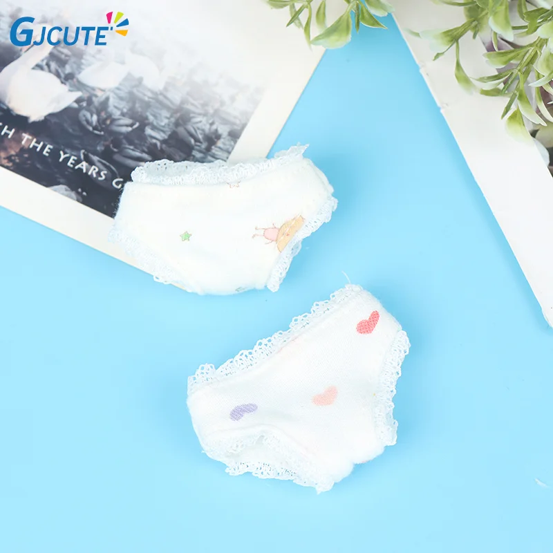 

1/6 Solid White Lace Underwear Briefs for BJD SD Dollfie Baby Dolls Clothes Girl Birthday Gift New Arrivals Dolls Accessories