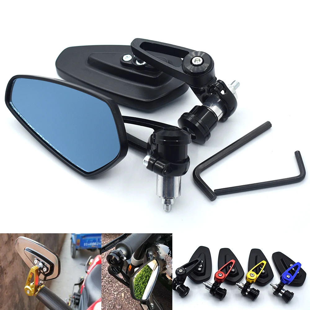 

Universal 7/8" 22mm Motorcycle Handlebar Aluminum Rear View Mirrors For BMW R1200R R1200GS F800GS G310R F650GS F700GS F800R G650