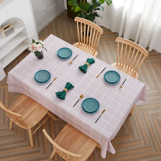 

Waterproof Rectangular Tablecloth for Table and Home Decoration Coffee Tablecloth--PDH