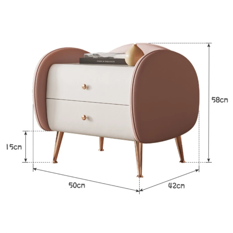 Рисунок 6 - Однотонные боковые тумбочки для детской комнаты