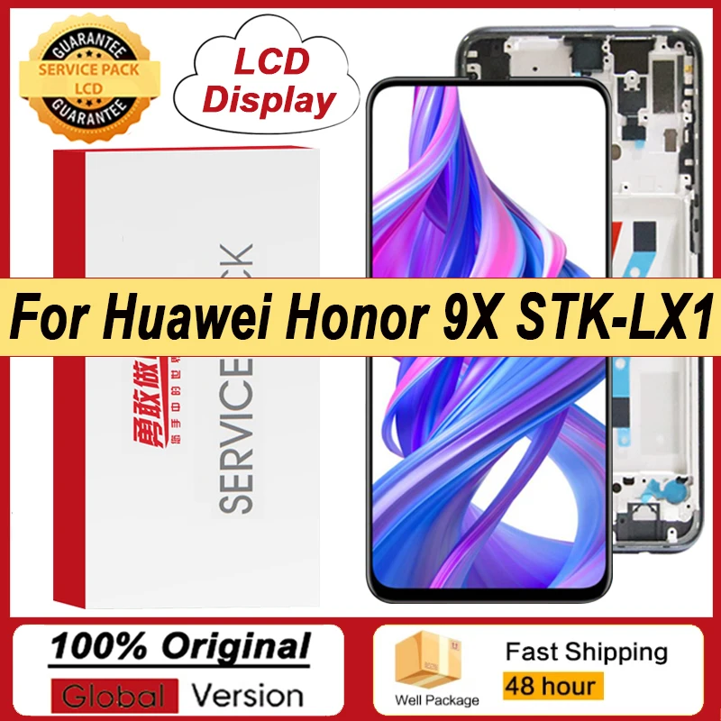 Оригинальный 6 59 дюймовый IPS дисплей для Huawei Honor 9X фотографический ЖК-дисплей с