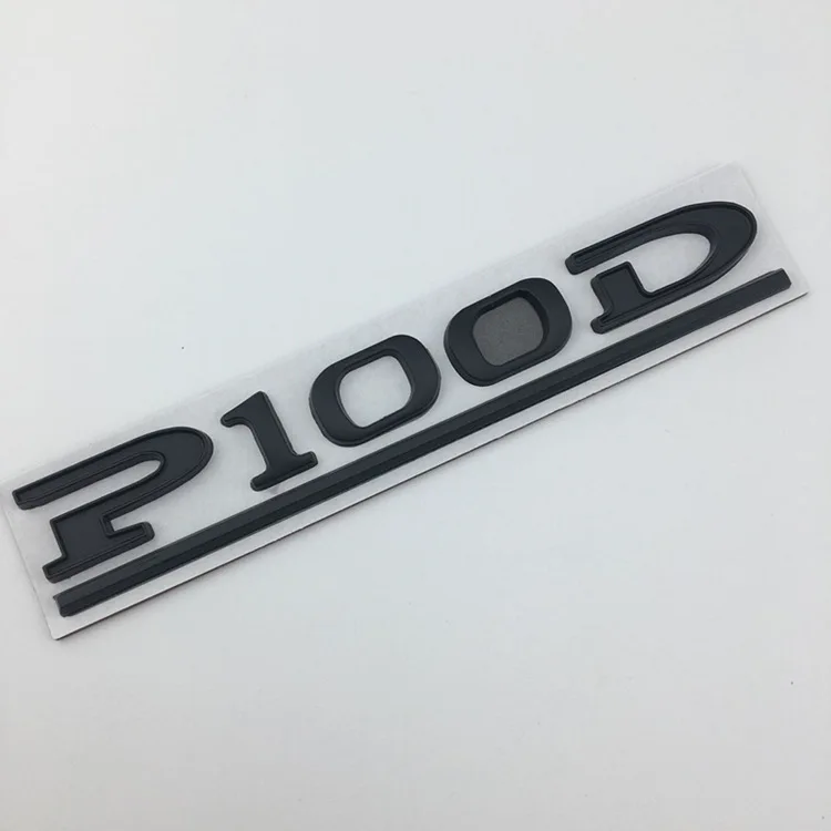 

Эмблема P75D P85D P90D P100D из АБС-пластика с надписью для Tesla Model 3 Model X Model S, значок для багажника, красная, Черная