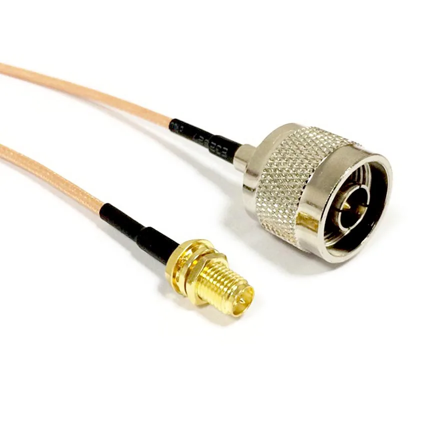 1 шт. Новый беспроводной модемный кабель RP SMA jack nut To N Штекер разъема RG316 переходник