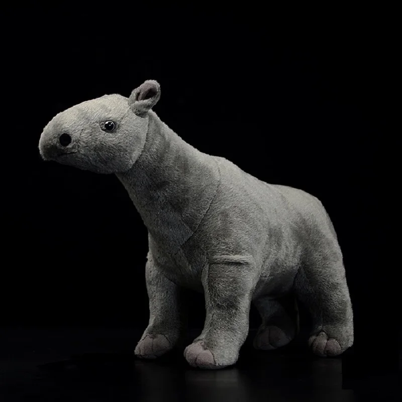 Фото Реалистичная Indricotherium Парацеэрий, эмуляционная животное, мягкая кукла, плюшевая игрушка для девочек и мальчиков, подарок на день рождения, Рождество, 1 шт. №2