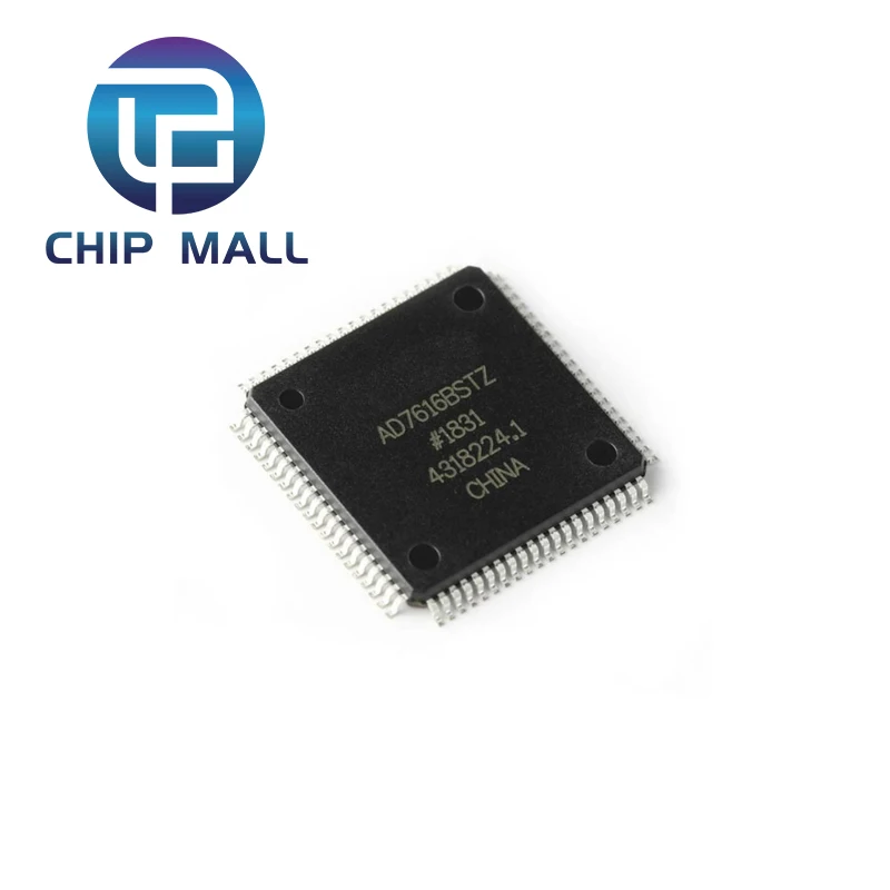 

AD7616BSTZ-RL LQFP-80 16-channel DAS Built-in 16-bit Synchronous Sampling ADC Original New Stock