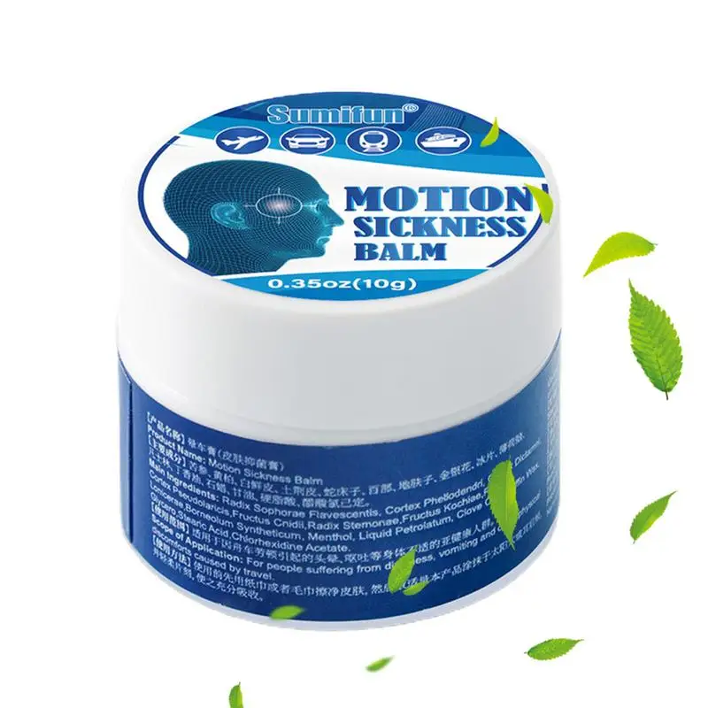 

Anti Nausea Cream Motion Sickness Ointment Headache Dizziness Nausea Relief Cream Seasickness Herbal Balm For Adults