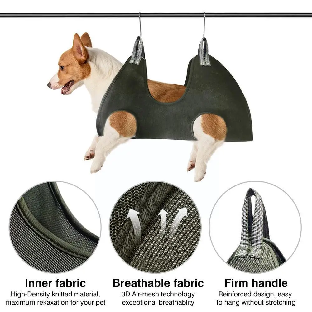 

Гамак для груминга кошек, вспомогательный гамак для ухода за кошками, зажим, сумка для щенков, инструмент для обрезки ногтей, сумка для когте...