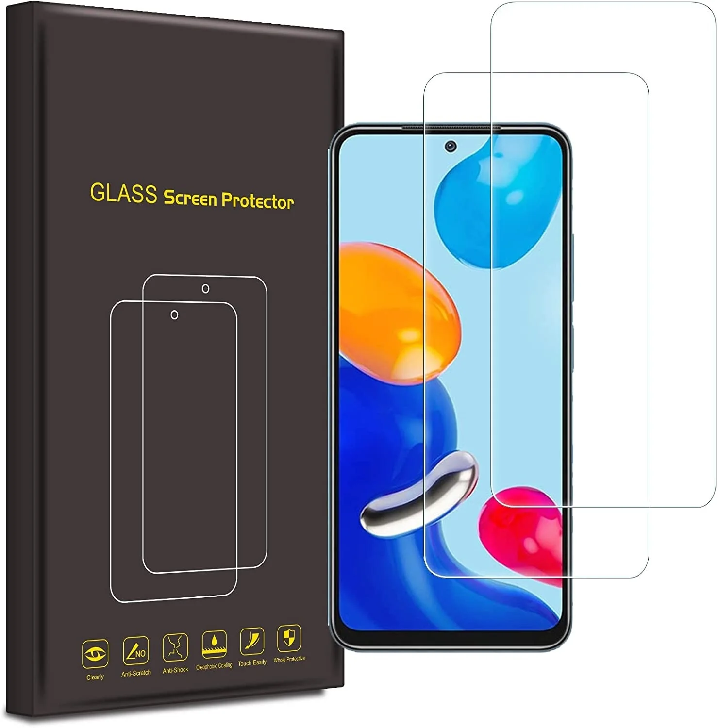 For Xiaomi Redmi 10 Glass for Xiaomi Redmi 10 9 9T Note 11 10 Pro 5G 10S 9S Poco M4 X4 Pro Tempered Glass Screen Protector Film