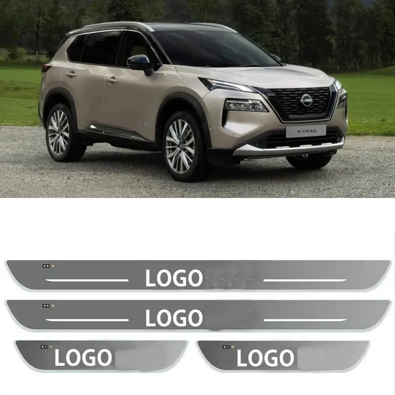 

2x Car Ambient Door Welcome Pedal Lights For Nissan x-trail 350Z 370Z altima armada Kubistar LEAF Maxima Micra Murano Note NP300