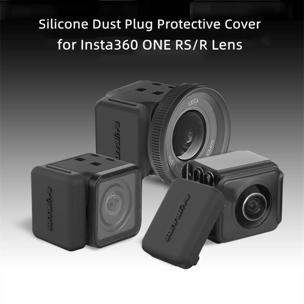 

Insta360 One RS Dust Plug Protective Cover For Insta360 ONE R Lens Cover Practical Silicone Case Waterproof Cap Accessory