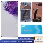 Оригинальный AMOLED ЖК-дисплей для Samsung S20 Plus G985F G986 Сенсорный экран планшета Galaxy S20 Plus Запчасти для ЖК-дисплея с точками