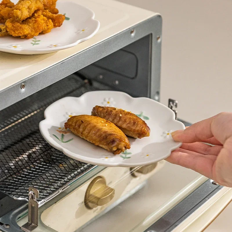 6-дюймовая шикарная керамическая тарелка с маргаритками блюда для домашнего