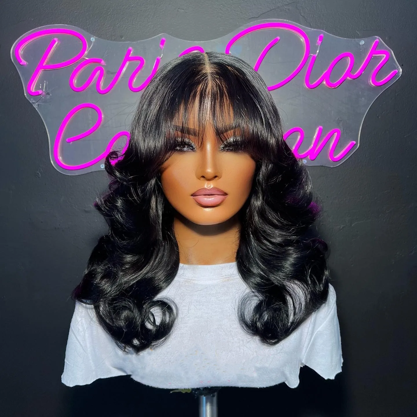 

YMS Wavy Bob13X4 Lace Frontal Brazilian Wig With Front Bangs For Woman Short Bob Body Wave 5x5 Lace Closure Human Hair Wigs