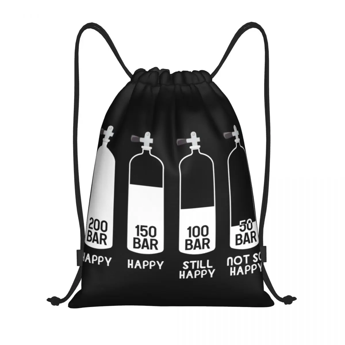 

Custom Funny Scuba Diving Dive Scuba Diver Drawstring Bags for Shopping Yoga Backpacks Men Women Sports Gym Sackpack