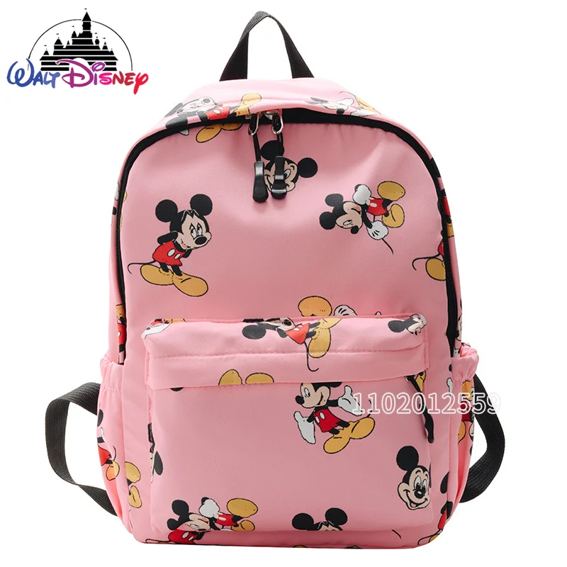 Disney Mickey New Children's Backpack Cartoon Cute Children's Schoolbag Large Capacity Fashion Casual Boys' Travel Backpack