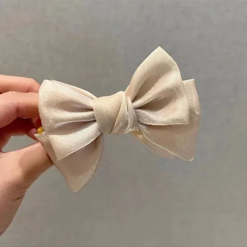 Детская заколка GEONYIEEK красная акриловая