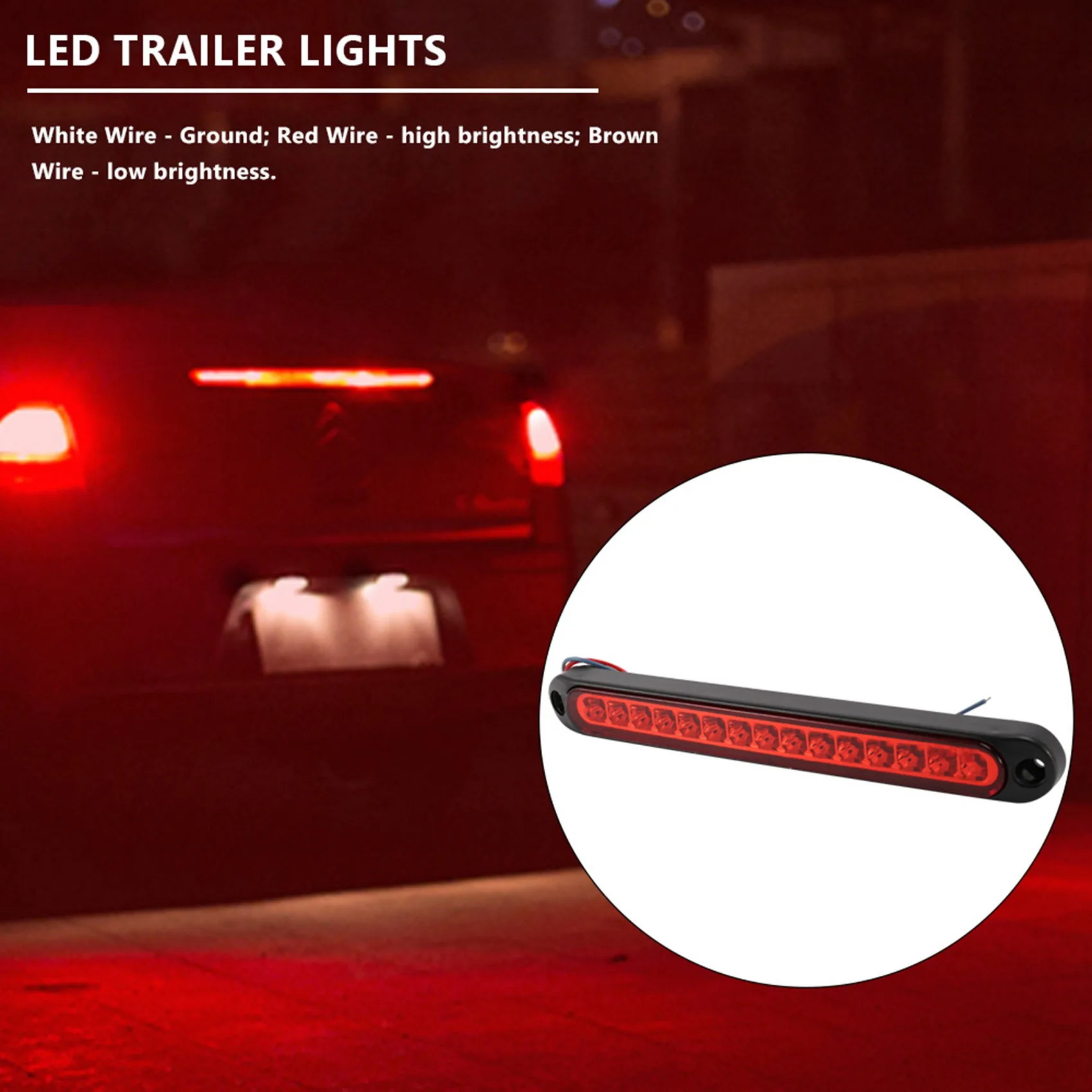 2 шт. задние фонари заднего стоп-сигнала 10 дюймов