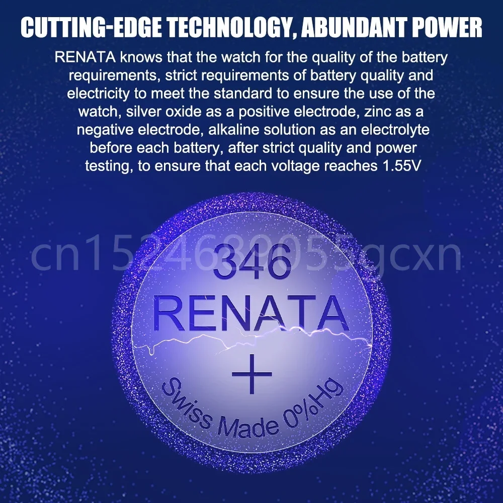 RENATA Swiss 346 SR712SW 1 55 В оксид серебра батарея для часов масштабной игрушки