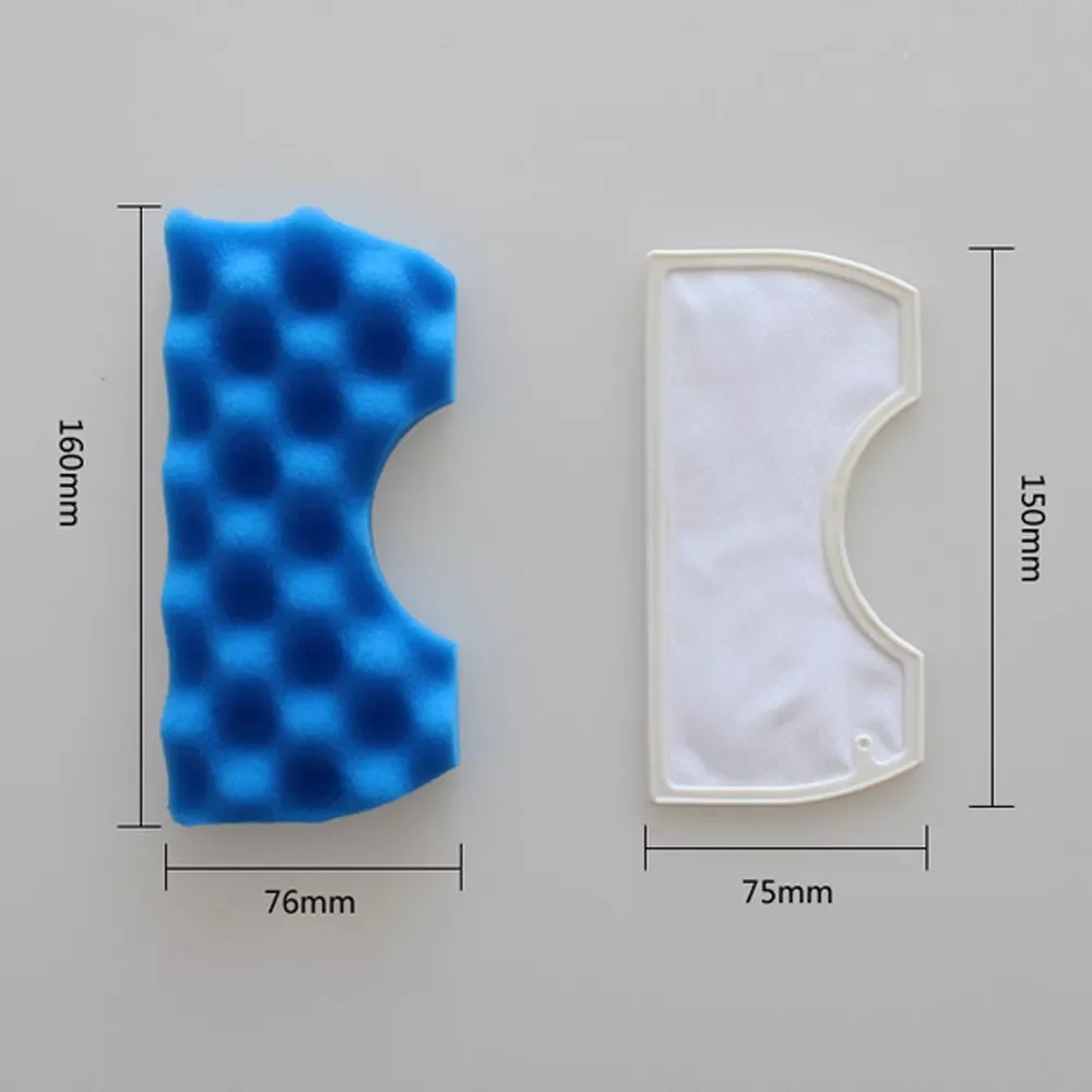 

Set Blue Sponge Filter + 1 Set Dust Hepa Filter for Samsung DJ63-00669A SC43-47 SC4520 SC4740 VC-9625 VC-BM620 Vacuum Cleaner