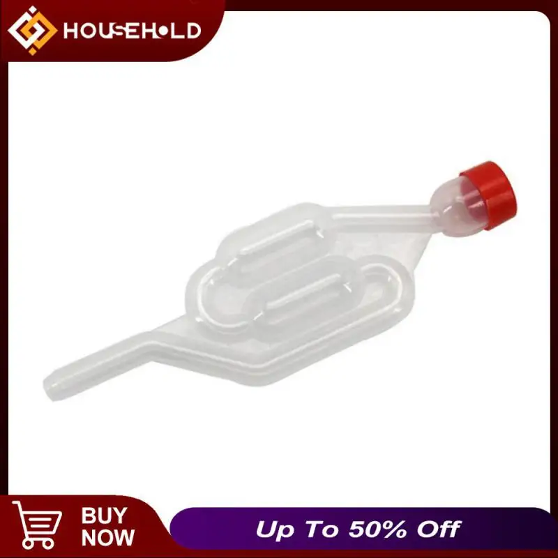 

1/2Pcs Homemade Airlock Air Water Sealed Exhaust Valve Homebrew Wine Fermentation Tools Home Winemaking Wine Vent Accessories