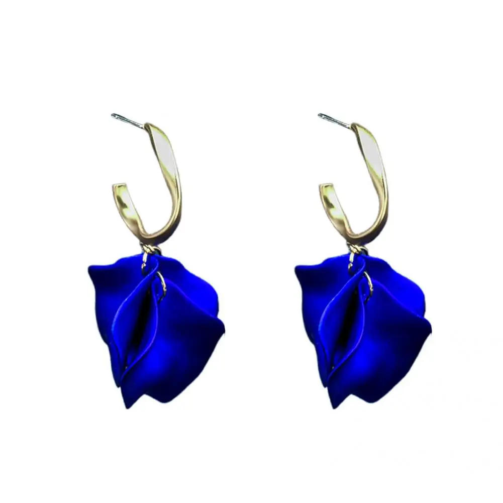 

1 Pair Lovely Resin Earrings Multi Colors Pendant Earrings Elegant Bright Color Pendant Earrings Comfortable Wearing