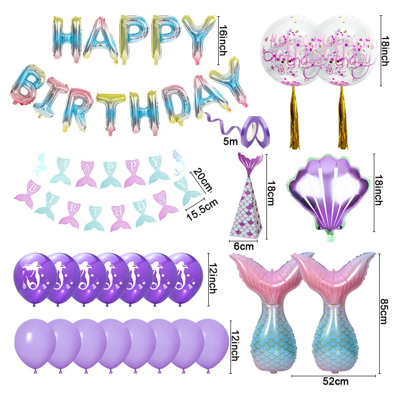 

Sequin Balloon Decoration Accessories Digital Balloon Birthday Set Girls Arch Baby Shower Decoration Big Helium Air Film Balloon