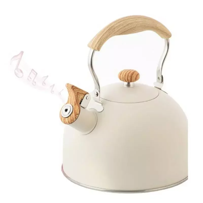 Kettle Stainless Steel Teapot For Tea 2.64 Quart Kettles Kitchen Tool For Induction  Ceramic Hobs Christmas