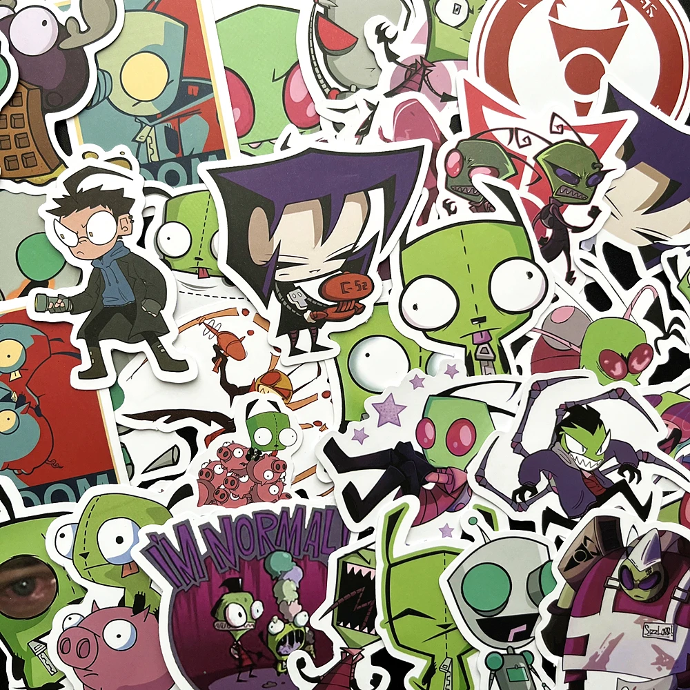 

Водонепроницаемые наклейки Invader Zim