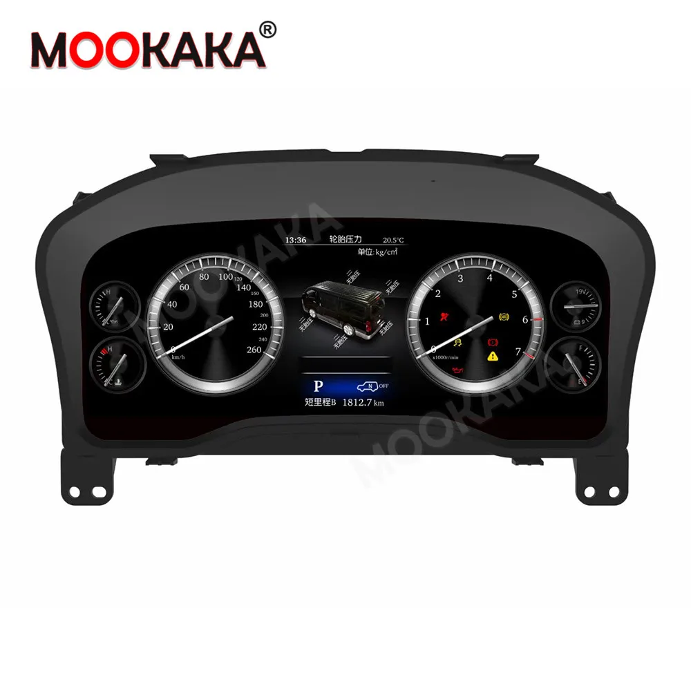 

Car Dashboard For Toyota Hiace Dash Pane LCD Instrument Cluster Panel Modified Auto Upgraded Speedometer Board Multimedia Radio