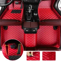 leather car floor mats floor for lexus is 2005 2012 no slip custom auto foot pads all weather automobile carpet cover 5 seat