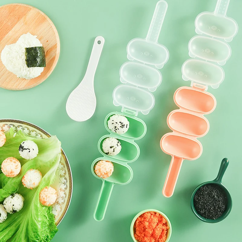 

Creativity Diy Rice Ball Molds Sushi Mold Maker Rice Mold Kitchen Sushi Making Tools Bento Accessories