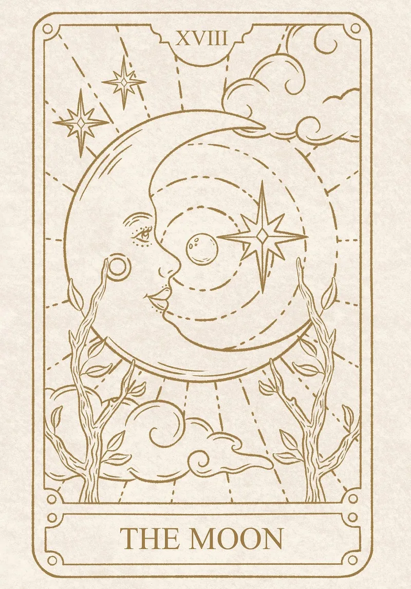 

Печать на холсте Бохо Солнце Луна Звезда