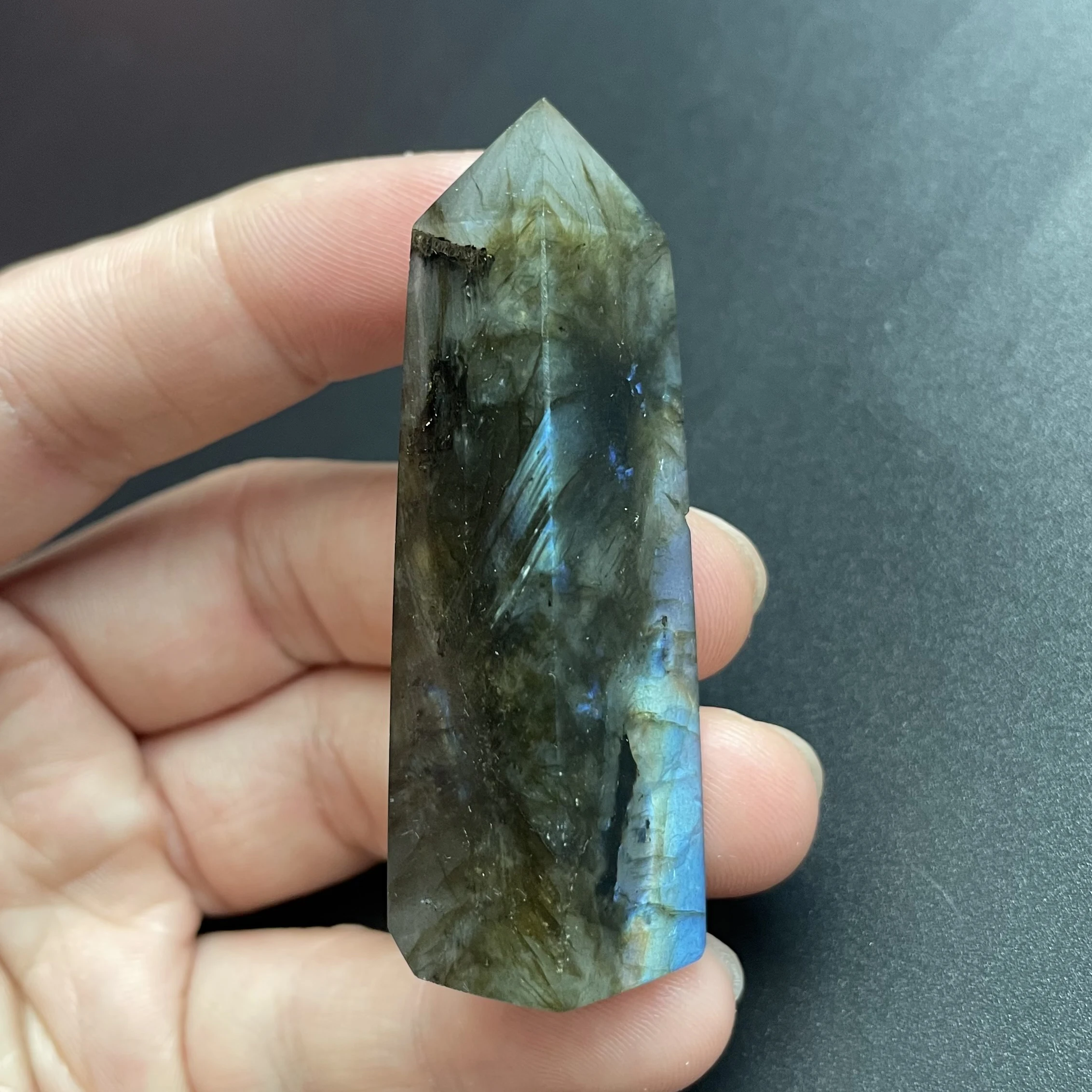 

Кристалл Лабрадорит, Полированный