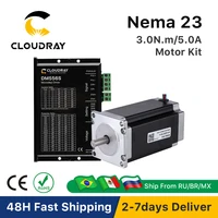Cloudray Nema 23 шаговый двигатель 2 фазы 3 Нм для 3D принтера