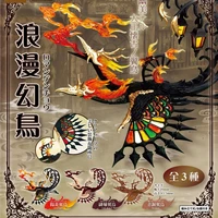 japan so ta gashapon capsule toys cthulhu table 3 ornaments decoration kirin phoenix fantasy creatures romantic magic bird