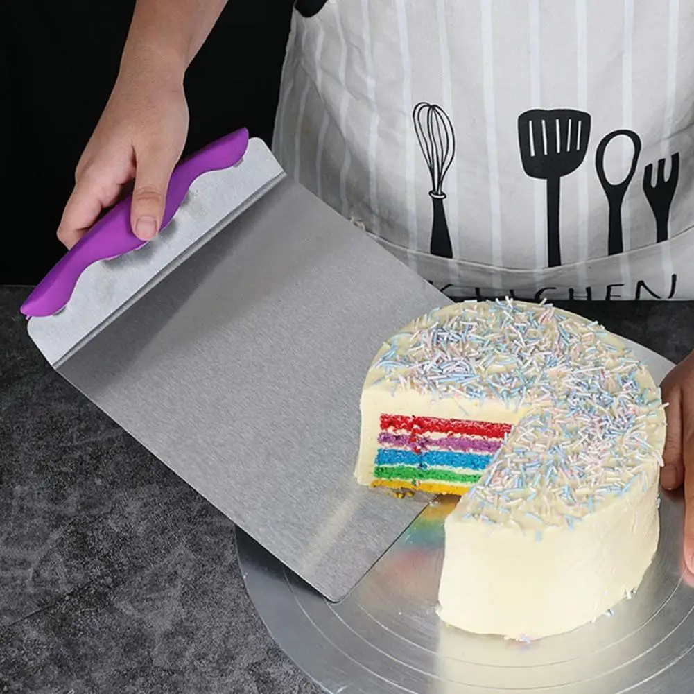 

Cake Transfer Spatula Food Grade Rust-proof Stainless Steel Baking Homemade Pizza Bread Moving Shovel for Home