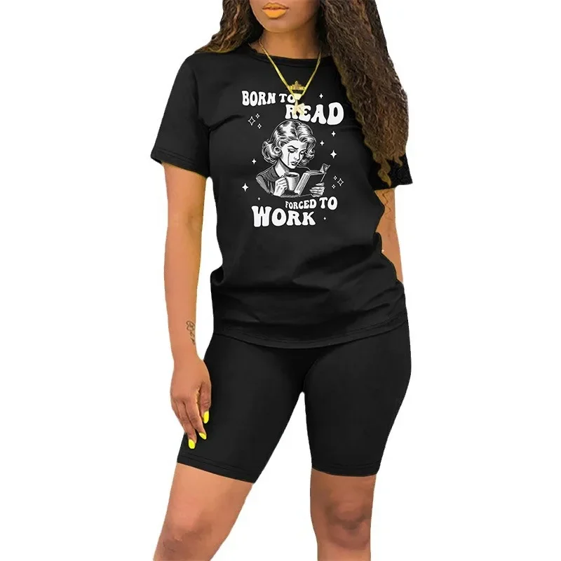 Amazon New Women's Fashionable 3D Printed Casual Suit Cross-Border E-commerce Plus Size Summer Clothing For Ladies