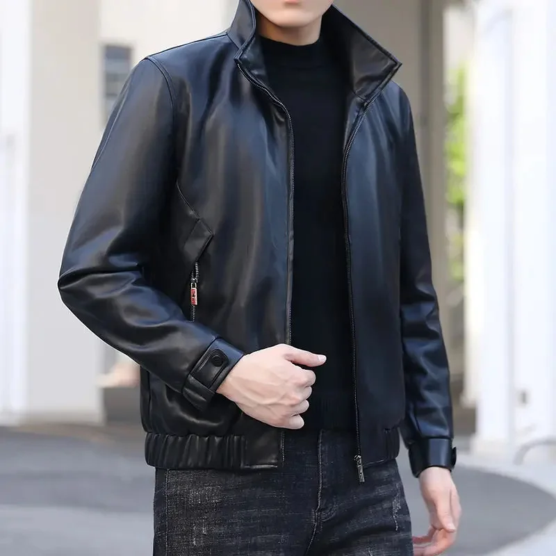 Мужская куртка из овечьей кожи