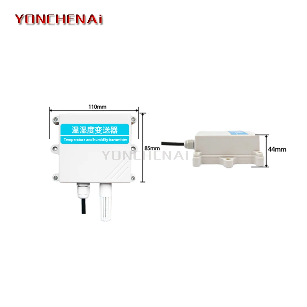 RS485 Датчик температуры и влажности Ransmitter10-30V 4-20mA Аналоговый высокоточный