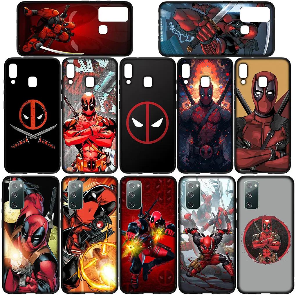 Чехол для телефона Deadpool Super Heroe Marvels чехол Xiaomi Redmi Note 12 14C 13C A3 13 Pro Plus 12s A3X Note13 мягкий