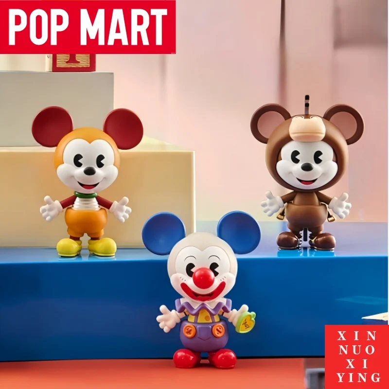 Фото Подлинная POP MART Mickey REMIXED: Микки встречает серия Pixar, слепая коробка, модные игрушки, подарок-сюрприз, украшение для рабочего стола, праздничные подарки №5