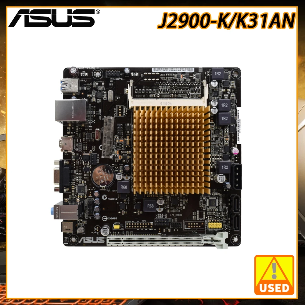 Mini ITX Motherboard ASUS J2900-K/K31AN Motherboard Integrierte J2900 Dual-core DDR3 RAM Speicher HDMI